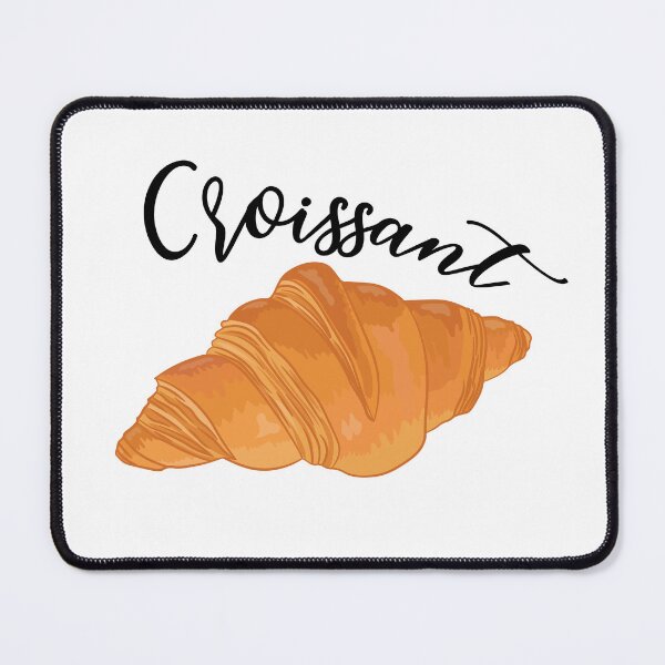 Item preview, Croissant - Funny French Food designed and sold by TheInkElephant.