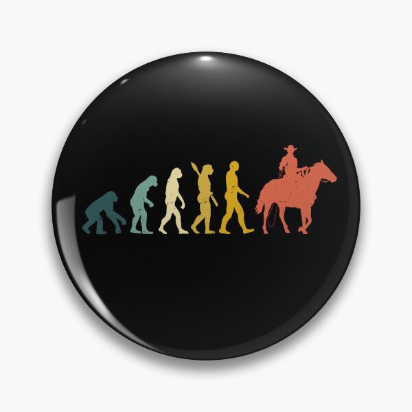 Item preview, Horse Back Riding Cowbow Funny Evolution of Man designed and sold by rafaeltto.
