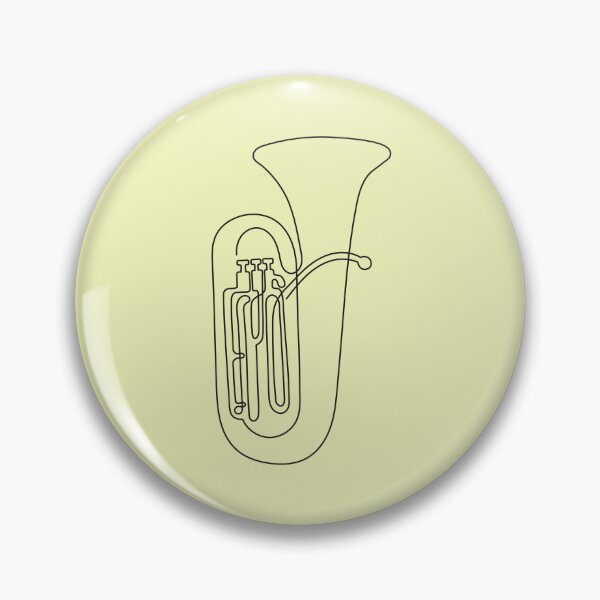 Item preview, French Horn Abstract Line Art For Music Lovers And Guitarist - Abstract Line Art Music designed and sold by Funwithmusic.