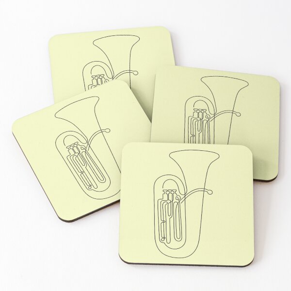 Item preview, French Horn Abstract Line Art For Music Lovers And Guitarist - Abstract Line Art Music designed and sold by Funwithmusic.