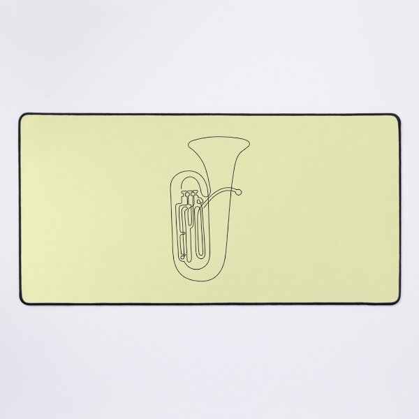 Item preview, French Horn Abstract Line Art For Music Lovers And Guitarist - Abstract Line Art Music designed and sold by Funwithmusic.