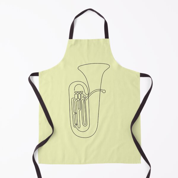 Item preview, French Horn Abstract Line Art For Music Lovers And Guitarist - Abstract Line Art Music designed and sold by Funwithmusic.