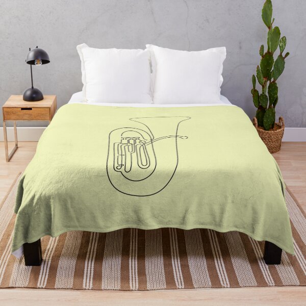 Item preview, French Horn Abstract Line Art For Music Lovers And Guitarist - Abstract Line Art Music designed and sold by Funwithmusic.