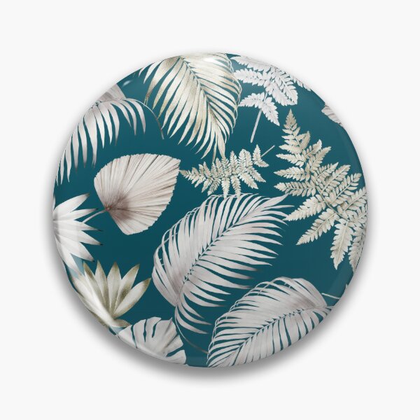 Artikelvorschau, Elegant Tropical Leaves on Teal entworfen und verkauft von meggydesigns.