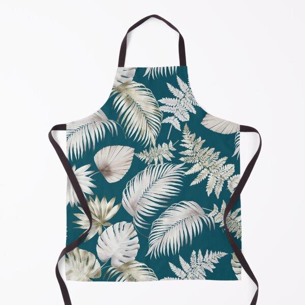Artikelvorschau, Elegant Tropical Leaves on Teal entworfen und verkauft von meggydesigns.