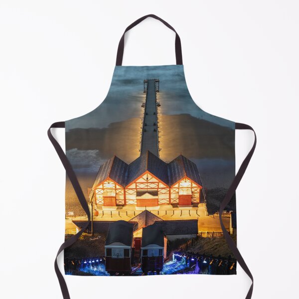 Item preview, Saltburn Cliff Tramway during twilight designed and sold by bitm2007.