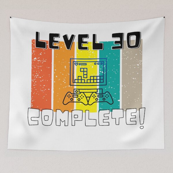 Item preview, Level 30 Complete Vintage - Unlock gaming birthday  designed and sold by Akimatax ✯✯✯✯✯.