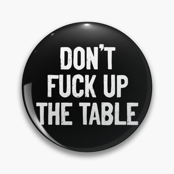 Item preview, Don't Fuck Up The Table Coasters Funny designed and sold by Sour Soul.