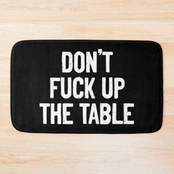 Item preview, Don't Fuck Up The Table Coasters Funny designed and sold by Sour Soul.