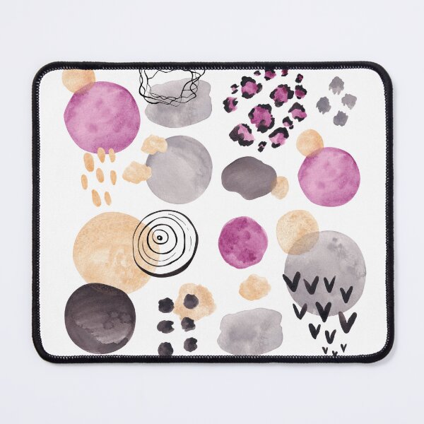 Item preview, Watercolor abstract spots and ink designed and sold by SKhappyartist.