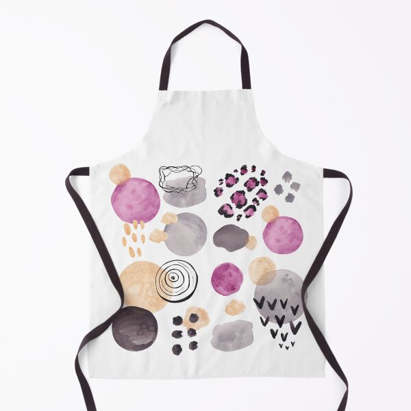 Item preview, Watercolor abstract spots and ink designed and sold by SKhappyartist.