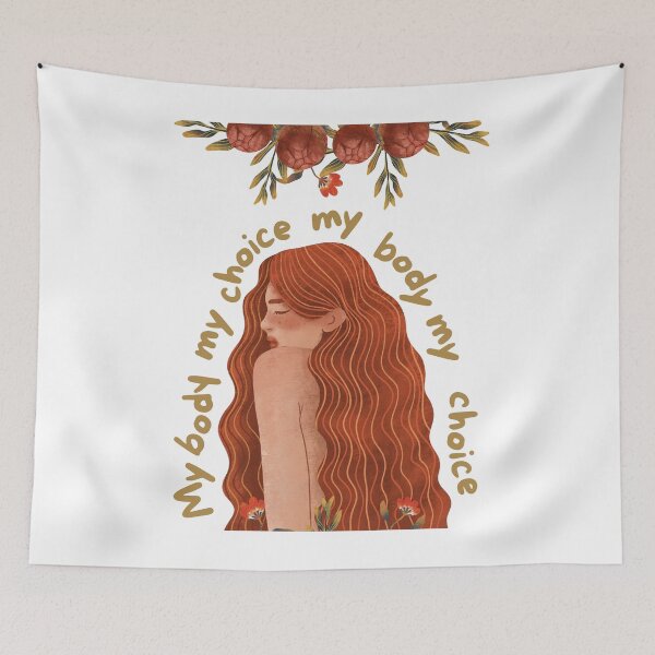 Item preview, Forced birth is not freedom colorful flowers My body my choice designed and sold by Ivy-si.