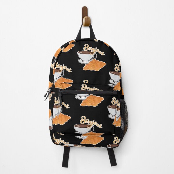 Item preview, Bonjour Croissant - Funny French Food designed and sold by TheInkElephant.