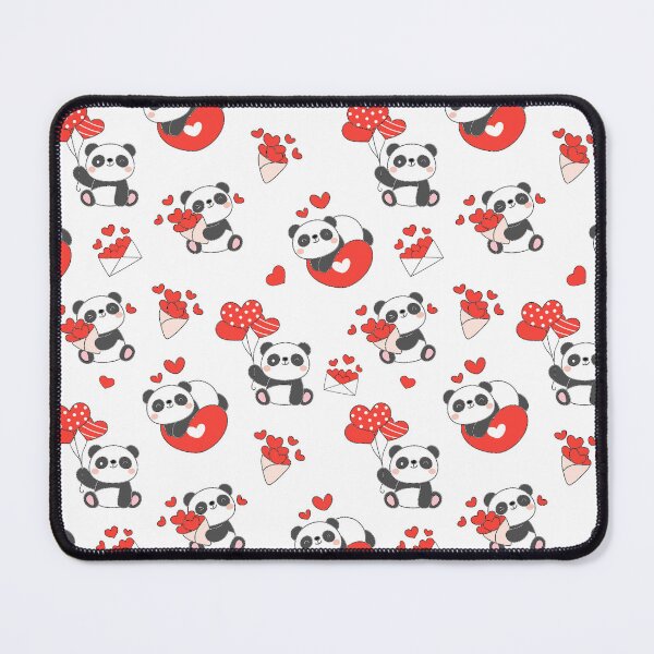 Item preview, Cute Panda With Hearts Pattern, Panda In Love Pattern designed and sold by Terisdesign.