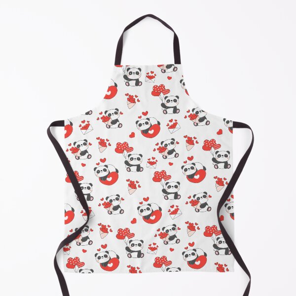 Item preview, Cute Panda With Hearts Pattern, Panda In Love Pattern designed and sold by Terisdesign.