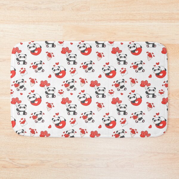 Item preview, Cute Panda With Hearts Pattern, Panda In Love Pattern designed and sold by Terisdesign.