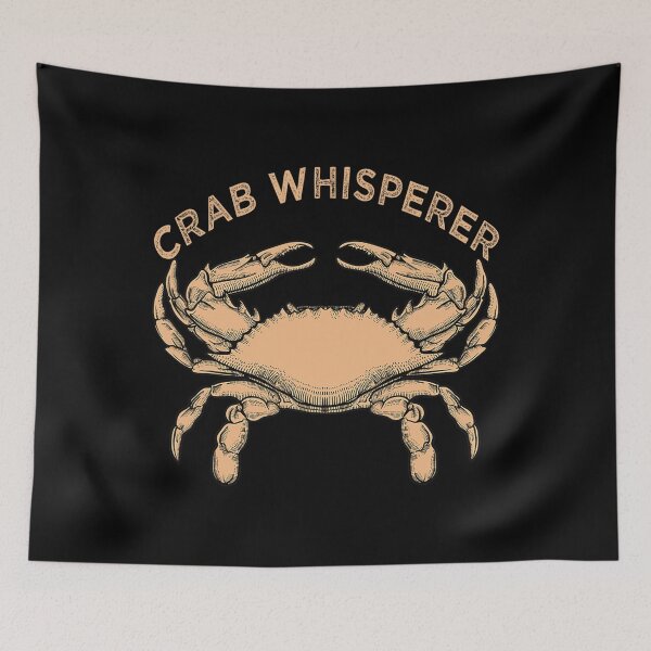 Item preview, Crab Whisperer Vintage Crabbing Hunting Fishing Crabs designed and sold by definitediffere.