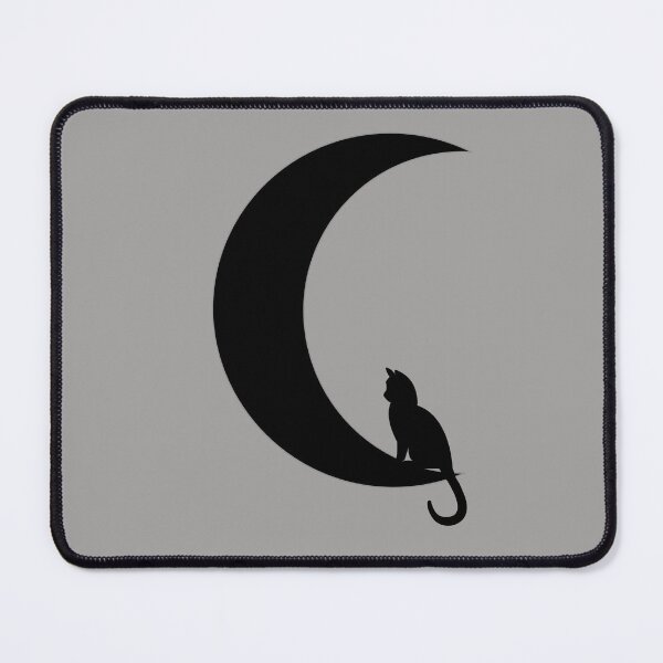 Item preview, Cat in the Moon - Black Cat Lover designed and sold by antevasinart.