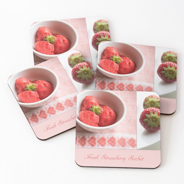 Item preview, Fresh Strawberry Sorbet designed and sold by Kasia Design.
