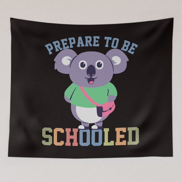 Item preview, Koala Bear Wearing Backpack Prepare To Be Schooled designed and sold by Buyeseoshop.