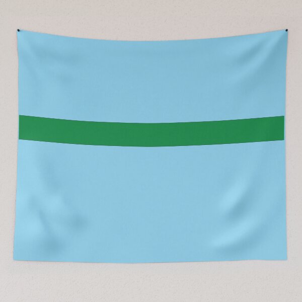 Item preview, Green Stripe on Light Blue designed and sold by Pavnud.