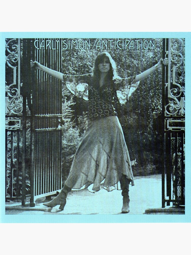 Carly Simon Anticipation 1971 Poster For Sale By Yatta Iru Redbubble
