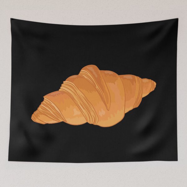 Item preview, Croissant - Funny French Food designed and sold by TheInkElephant.