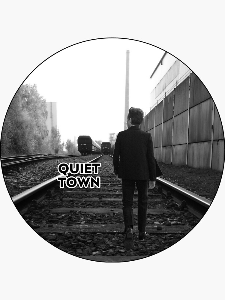 "Copia de Quiet Town The killers " Sticker for Sale by ATOMICWOOLF94