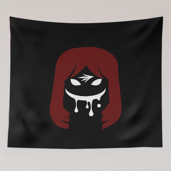 Item preview, Anime Bloody Girl With Red Hair designed and sold by weirdandstrange.