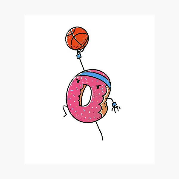 Dunking Donut Photographic Print