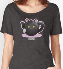 Cute Tea Pot Cat: Kittea Women's Relaxed Fit T-Shirt