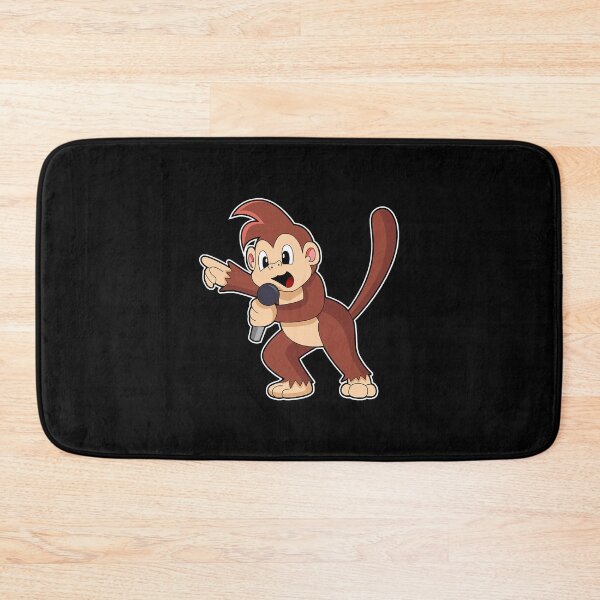 Item preview, Monkey as Singer with Microphone  designed and sold by AndrewBer84043.