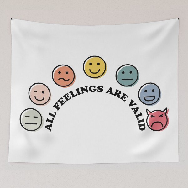 Item preview, all feelings are valid designed and sold by Ashi17.