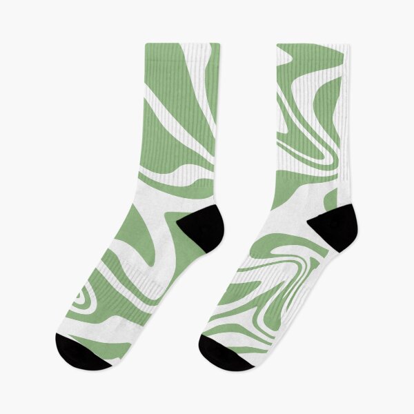 Item preview, Modern Liquid Swirl green Abstract Pattern designed and sold by VITYY.