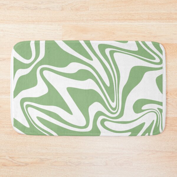 Item preview, Modern Liquid Swirl green Abstract Pattern designed and sold by VITYY.