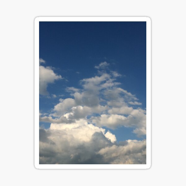 Cloudy Sky Sticker