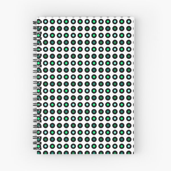 Aperçu de l'œuvre Green Retro Records (Light) créée et vendue par Arianna Khalil.