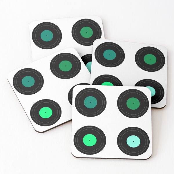 Item preview, Green Retro Records (Light) designed and sold by Arianna Khalil.