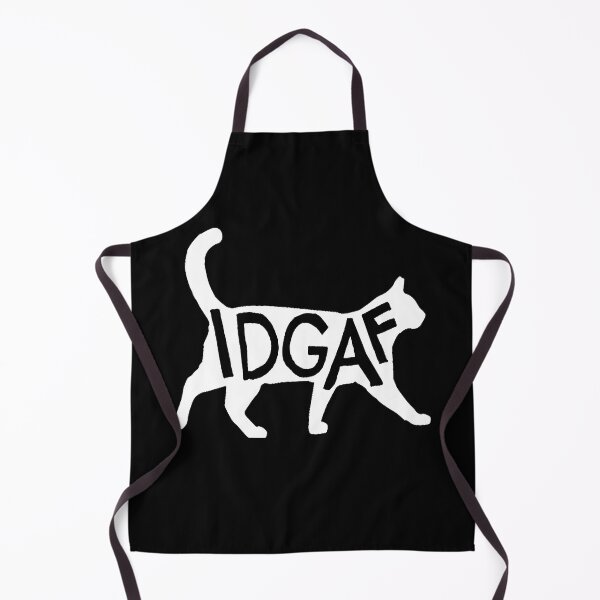 Item preview, Cats will be cats: IDGAF designed and sold by Happy Puppy Print On Demand.