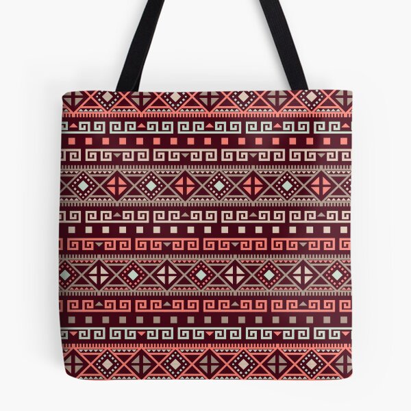 Item preview, Geometric Triangles Compilation in Rose Gold, Aqua and Dark Purple - Multicolor Boho Motif designed and sold by Yeldiz.