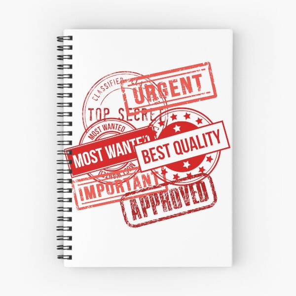 Item preview, red stamps: urgent, top secret, best quality, approved, important, most wanted designed and sold by mrelax57700.