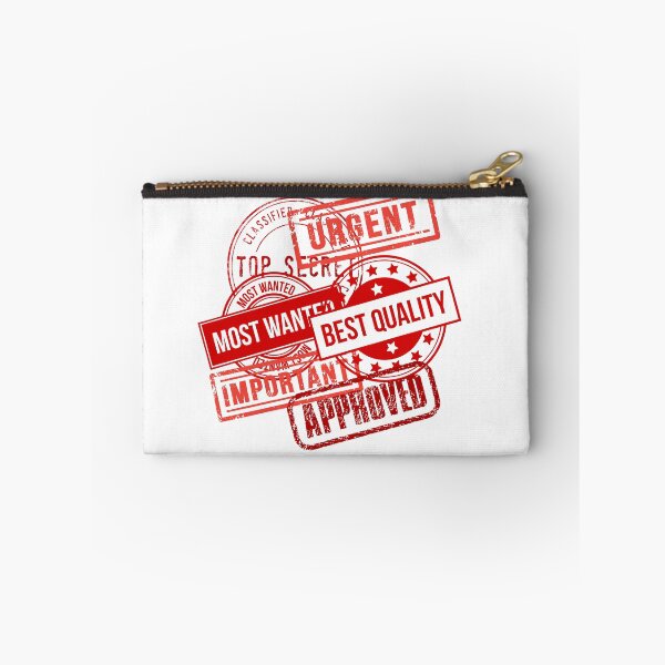 Item preview, red stamps: urgent, top secret, best quality, approved, important, most wanted designed and sold by mrelax57700.