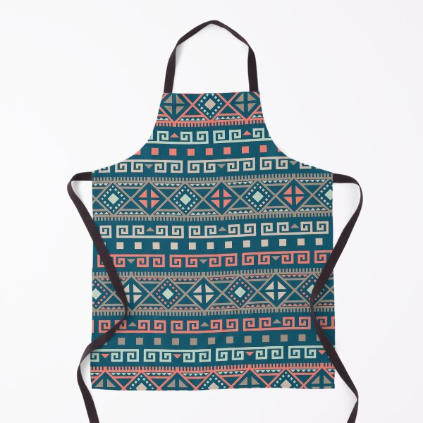 Item preview, Geometric Triangles Compilation in Rose Gold, Aqua and Blue - Multicolor Boho Motif designed and sold by Yeldiz.