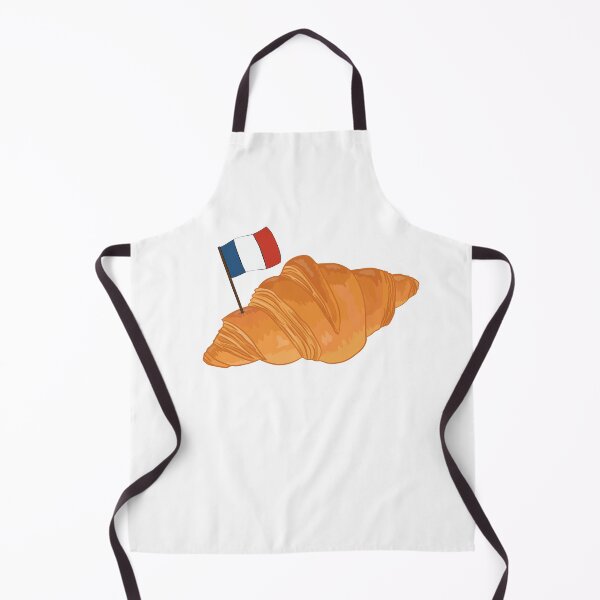 Item preview, Croissant - Funny French Food designed and sold by TheInkElephant.