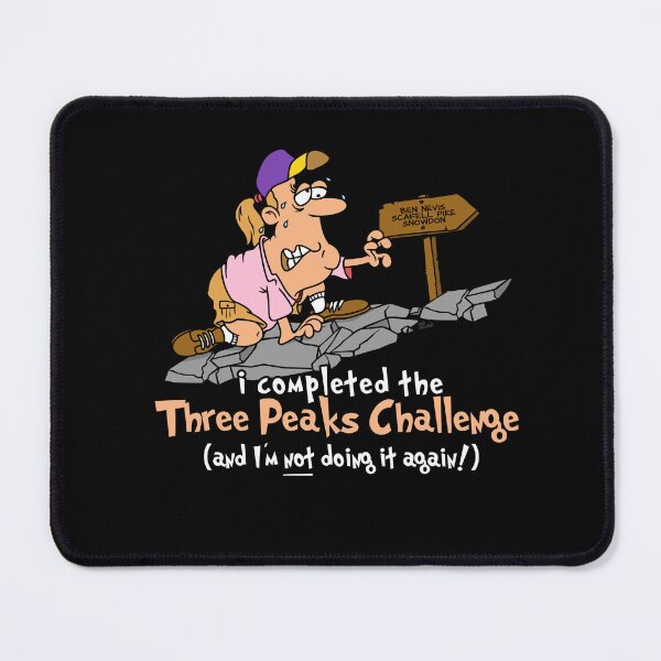 Item preview, I Completed The Three Peaks Challenge designed and sold by LegsMiserable.