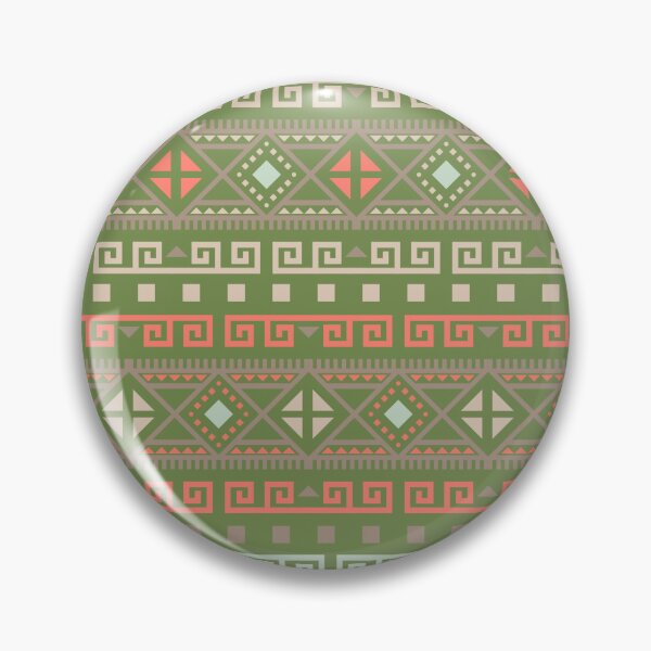 Item preview, Geometric Triangles Compilation in Rose Gold, Aqua and Green - Multicolor Boho Motif designed and sold by Yeldiz.