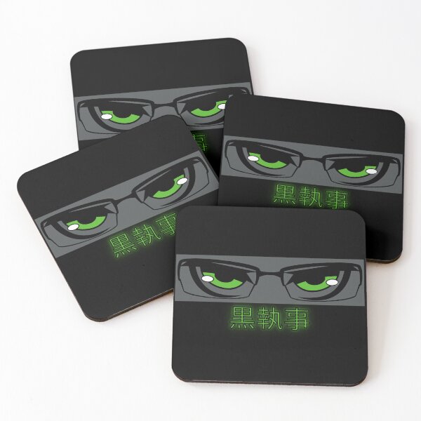 Item preview, Ojos de mayordomo negro Grim Reaper designed and sold by ray-designs-.