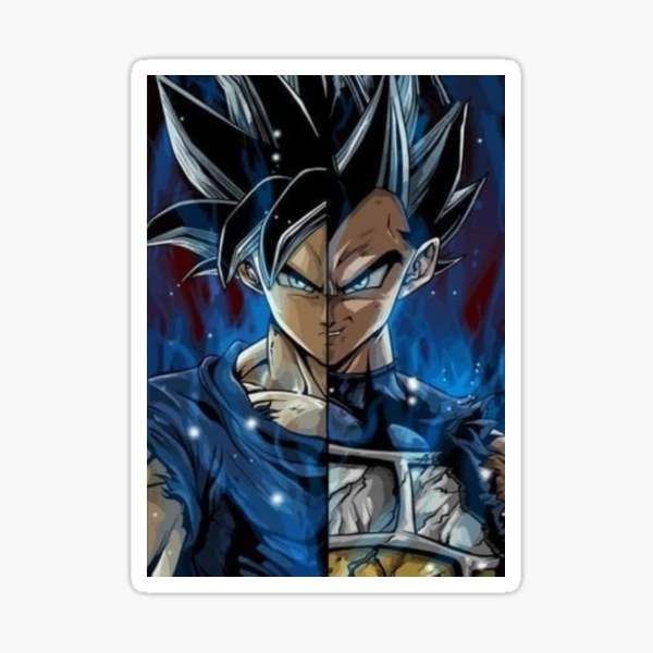 Vegeta Saiyan prince Sticker for Sale by Yashdusane