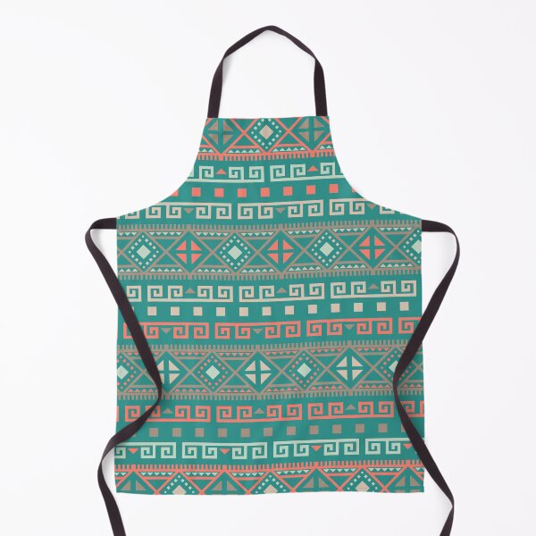 Item preview, Geometric Triangles Compilation in Rose Gold, Aqua and Blue - Multicolor Boho Motif designed and sold by Yeldiz.