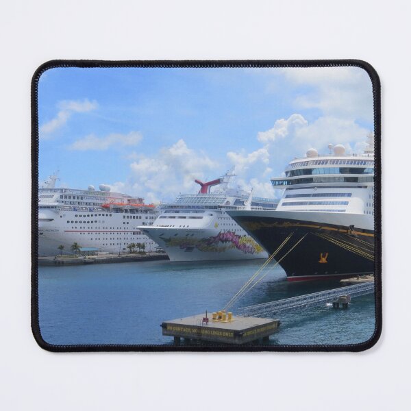 Item preview, Cruise Ships in Nassau, Bahamas designed and sold by AuntDot.